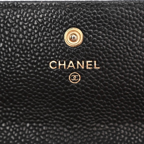 Chanel Caviar Noir Flap  Wallet - Picture 11 of 12